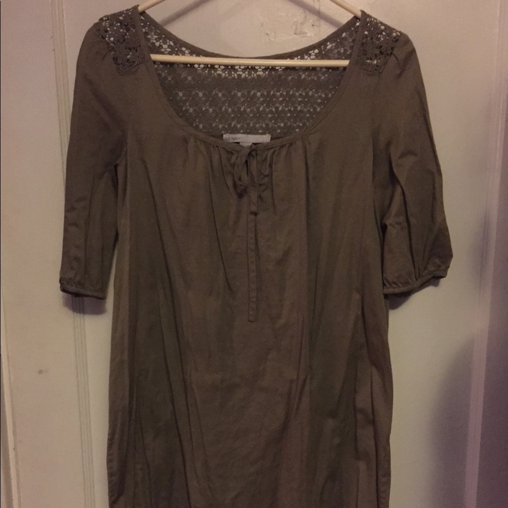 Khaki green tunic